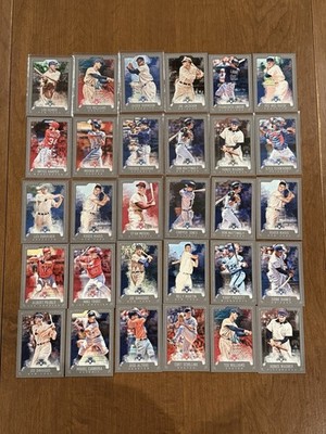 2017 Donruss Diamond Kings Gray 3-D FRAMED Inserts Gehrig Trout Pujols LOT x30