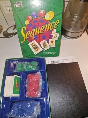 Sequence - Brettspiel Kartenspiel Spiel - Rarität Vollständig von Parker 1997