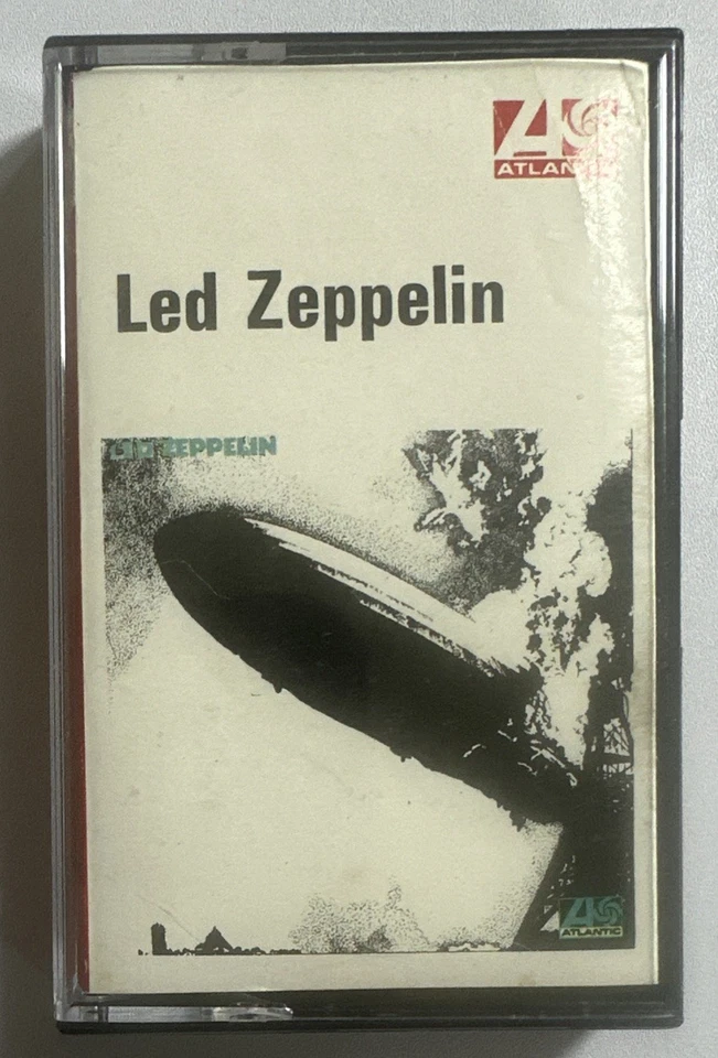 Led Zeppelin ~ Self Titled Rare Cassette Tape Grey With Red Paper Labels 1969 EX - Image 2 of 4