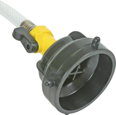 Camco RV Sewer Hose Rinser with Shut Off Valve & 4 Way Water Jet Standard Hoses