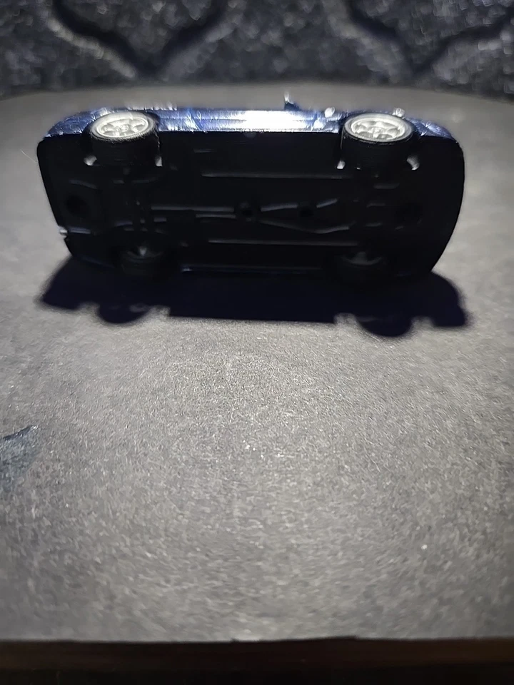 (Suelto) 1/64 Aoshima OPCIÓN NISSAN VERTEX LANG S15 SILVIA AZUL modelo de coche fundido a presión Foto 4 de 4