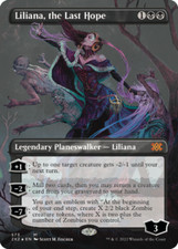 1x Liliana, the Last Hope ~~ Borderless - Textured Foil NM-Mint, English Double