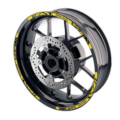 W01B For Aprilia FALCO 1000 95-05 Yellow Wheel Decals Stickers 04 03 02 01 00 99