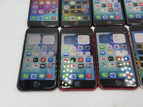 x10 Lot Apple iPhone SE 2nd Gen 2020 - 64GB (Unlocked) A2275 Working! Grade A-B - Picture 3 of 18