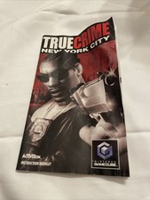 True Crime New York City PS2 Playstation 2 Instruction Manual Only