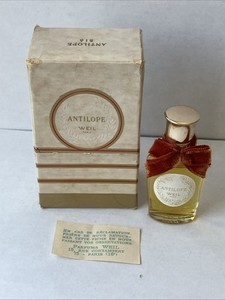 Parfum Vintage Weil Antilope - Eau De Toilette 59 Ml - Flacon ~80% Plein - France