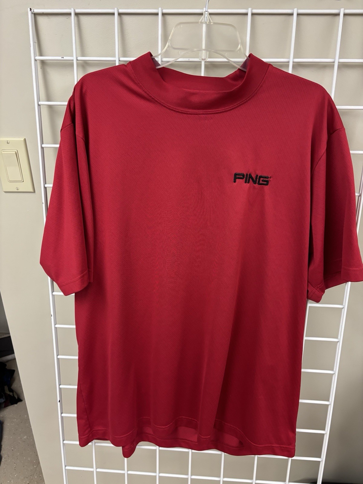 Embroidered Ping Performance Dynamics Short Sleev… - image 1