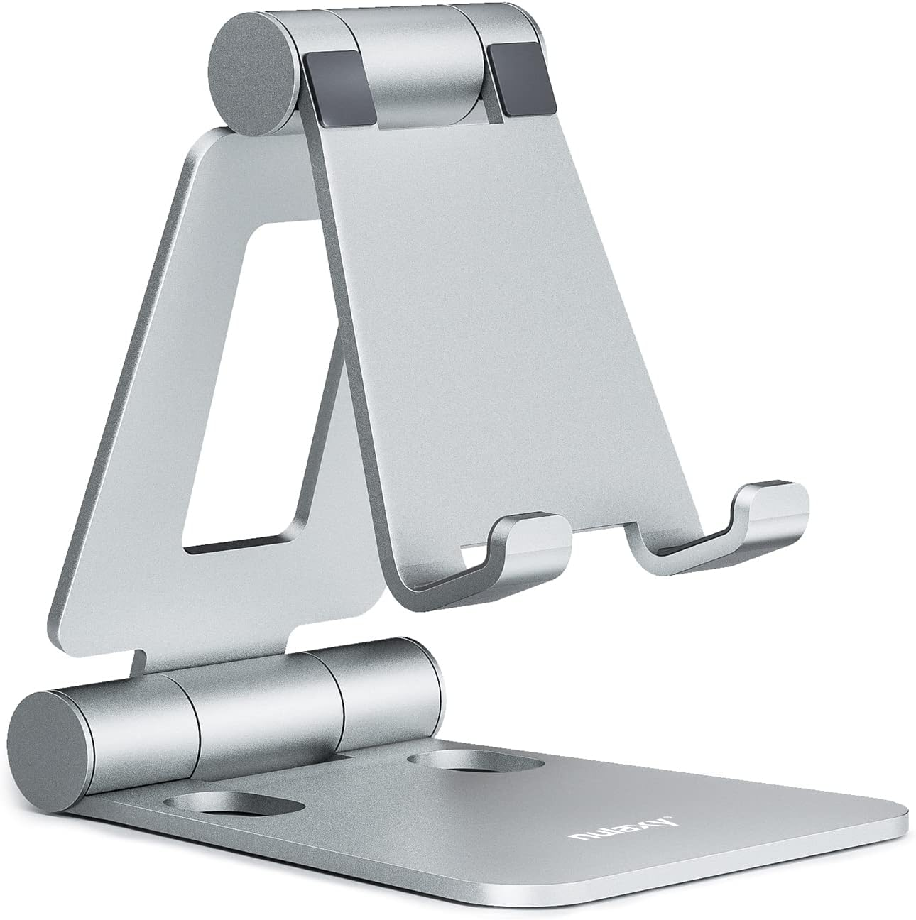 Dual Folding Cell Phone Stand, Fully Adjustable Foldable Desktop Phone Holder Cr