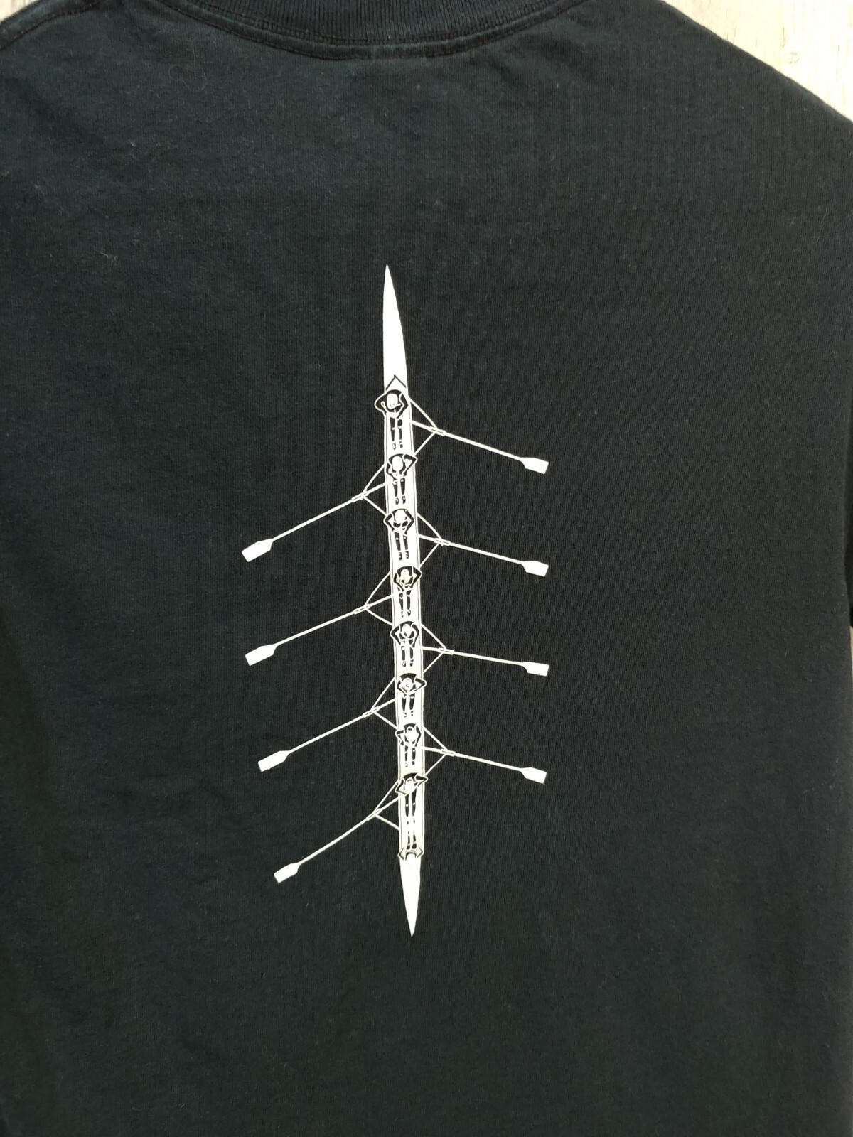 FILA Lafayette Crew Rowing Team Maglietta Grafica Adulto Piccolo (S P) Nero