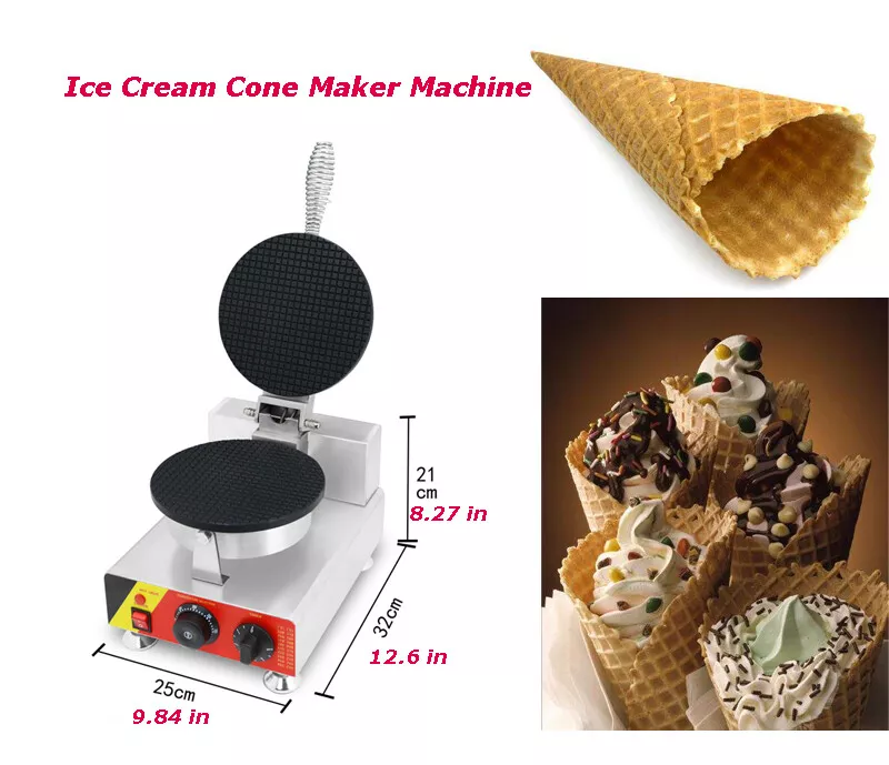 Industrial Ice Cream Wafer Cone Maker Machine For Sale