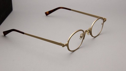 Vintage Small Oval Round Glasses Mens Women Eyeglasses Frames Metal Spectacles - Picture 3 of 15