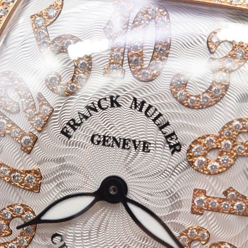 Franck Muller Crazy Hours 8880 CH NBR D6 CD 5N 18k Rose Gold Full Diamond Bezel - Picture 4 of 12