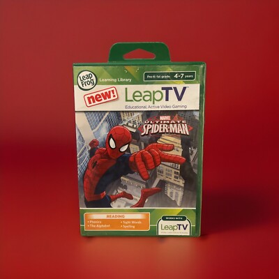 LeapTV Ultimate Spider-Man (LeapTV 2014) Videospiel - Neu Versiegelt - Leap Frog