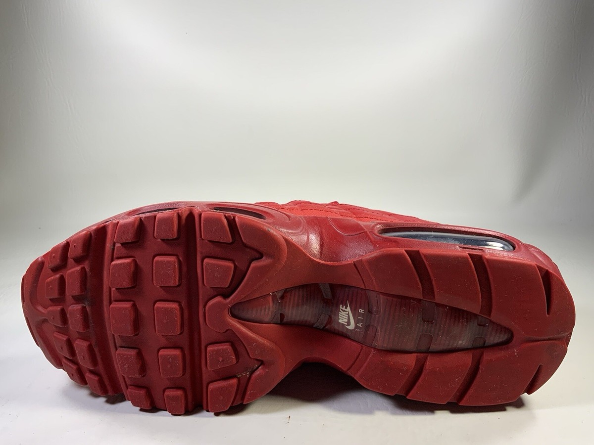 Nike Air Max 95 Triple Red Varsity Mens Size 8 Rare Sneakers