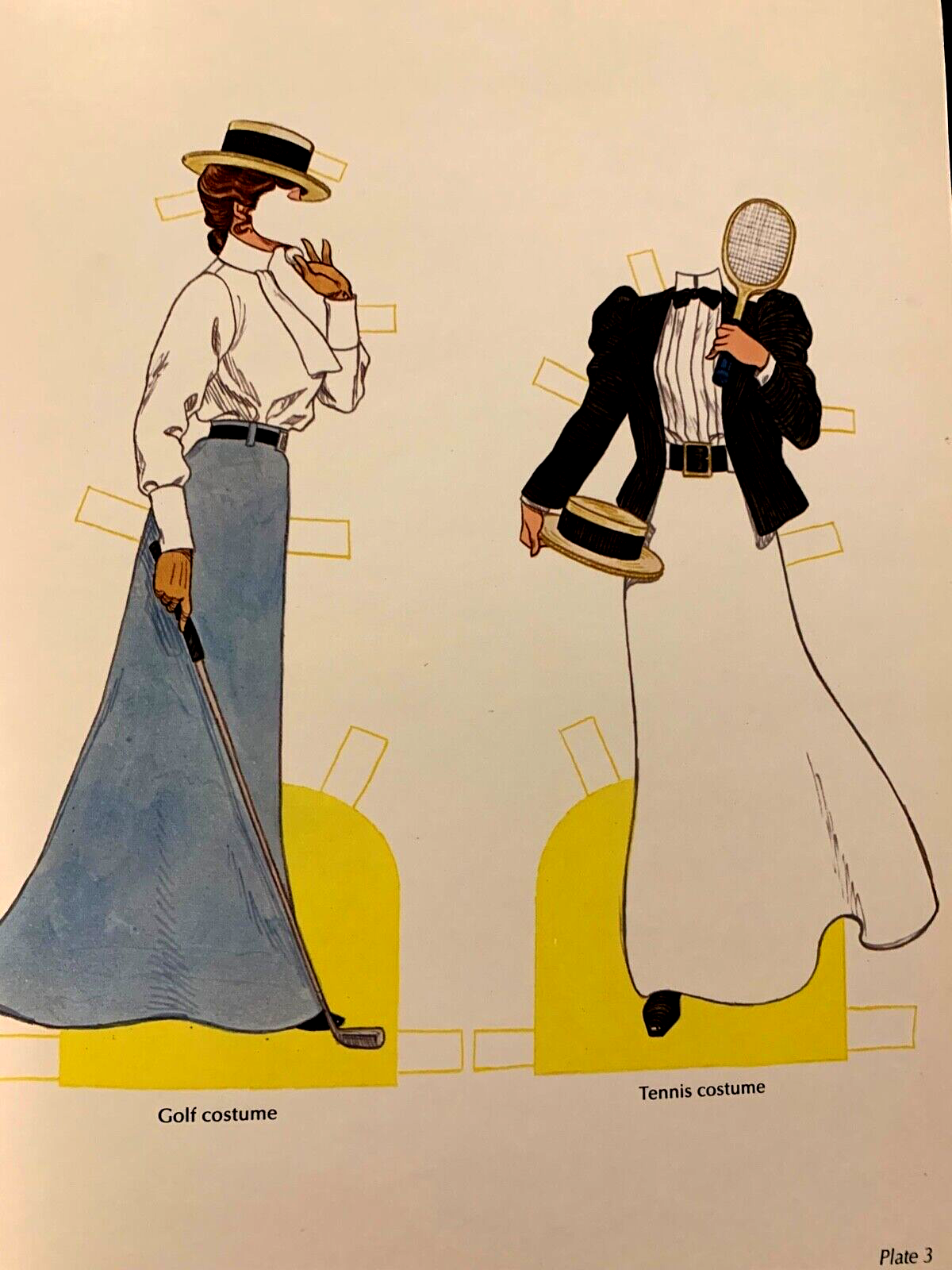1985 Gibson Girl Paper Dolls BOOK Victorian Fashions History by Tom