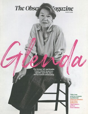 Observer Magazine: Glenda Jackson, Chiwetel Ejiofor, Oliver Spencer, 26.7.20