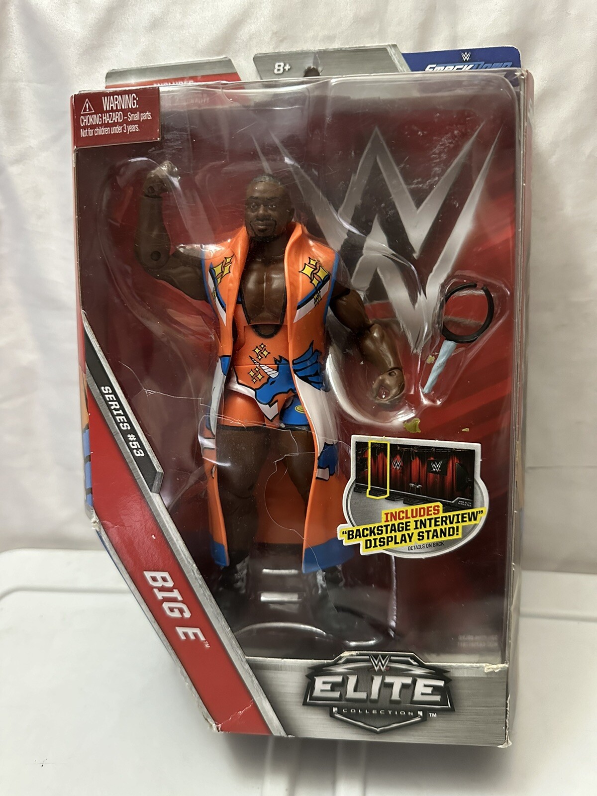 Official WWE Authentic Big E Elite Series 53 Mattel Action Figure 