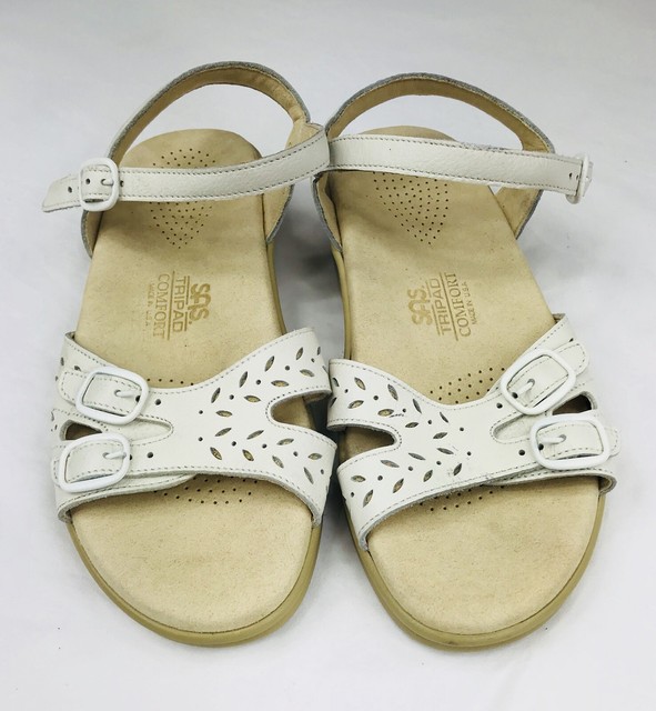 SAS Tripad Comfort Sandals White Womenâs Size 4 | eBay