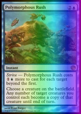 MTG Magic the Gathering Polymorphous Rush (46/171) Journey into Nyx LP FOIL