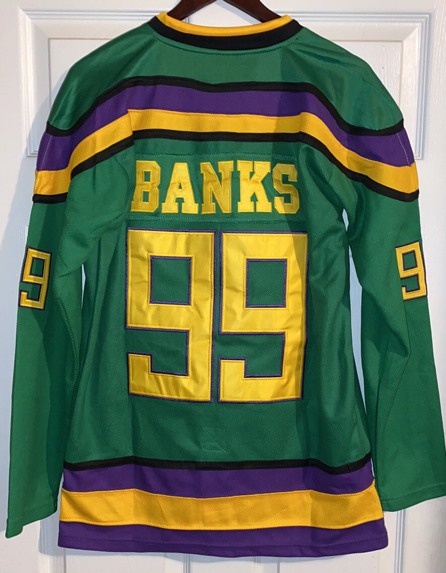 Banks Mighty Ducks 99 Ice Hockey Jersey – Jersey Champs