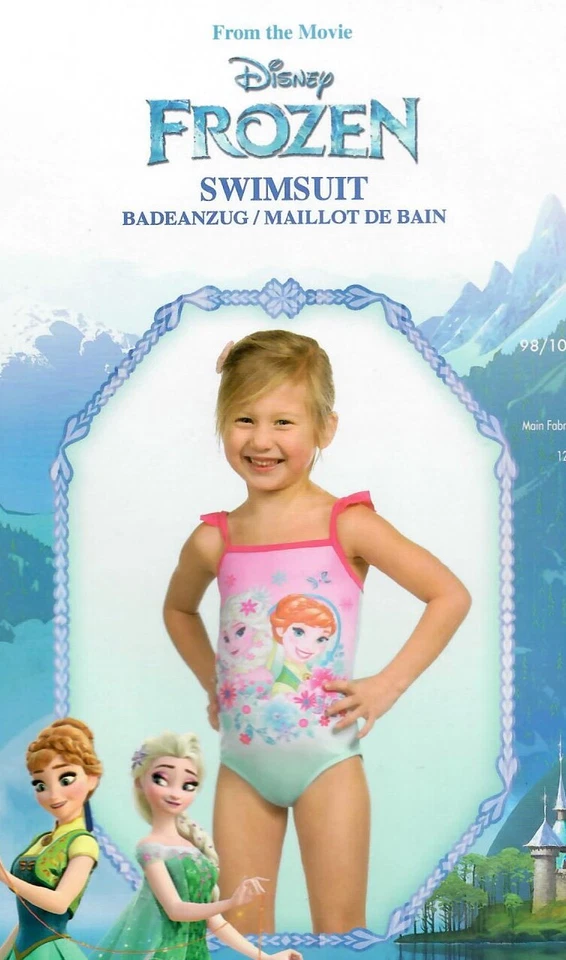 DISNEY FROZEN Disney - Die Eiskönigin / Frozen - Badeanzug - türkis - Elsa & Anna