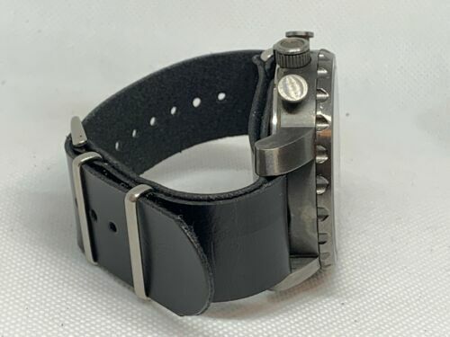Fossil JR1353 Herren schwarz Leder grau Edelstahl Analog Quarzuhr C806 - Bild 8 von 9