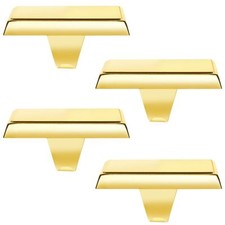 4 Pieces Christmas Stocking Holders Christmas Mantel Stocking Hangers Metal H...