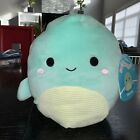Squishmallows 7.5" Nessie Green Blue Loch Ness Monster New Htf