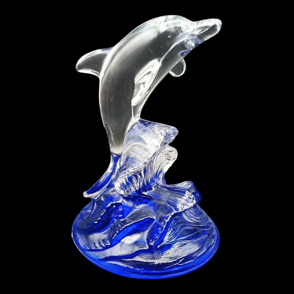 新品❣️美しい青CRYSTAL DARQUES DAUPHIN  Cristal D Arques Dolphin for sale | eBay