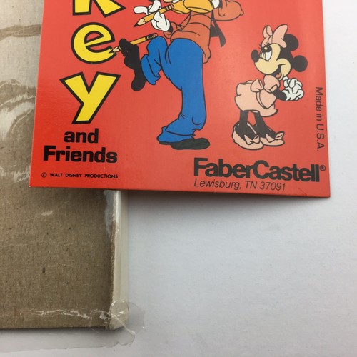 4 Vintage Faber Castell Disney Mickey and Friends Bleistifte gespitzt USA - Bild 4 von 5