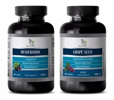Weight loss supplements - RESVERATROL – GRAPE SEED EXTRACT COMBO - grape seed 
