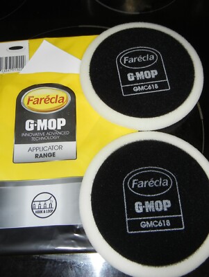 2 Farecla G-Mop 6'' High Cut Foam Pad HookNLoop GMC618