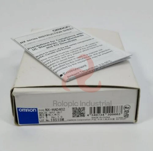 OMRON NX-HAD402 Analog Input Unit ver.1.0