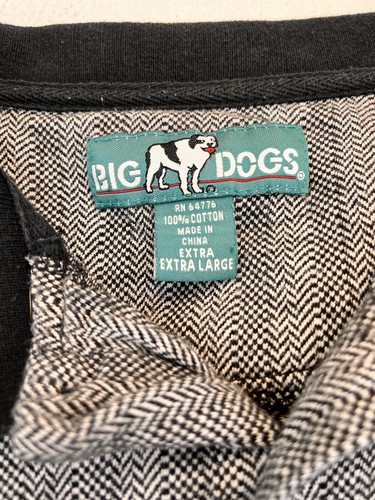 Big Dogs Extra Extra Large (2XL) Polo Short Sleeve. Gray & Black. 100% Cotton - Picture 8 of 10
