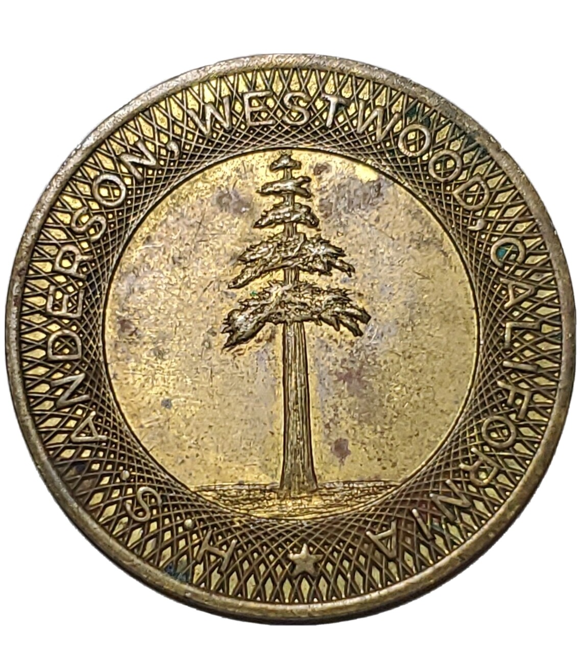 Westwood, CA Trade Token: H.S. Anderson GF $1.00 Trade Only At H.S.A. Stores