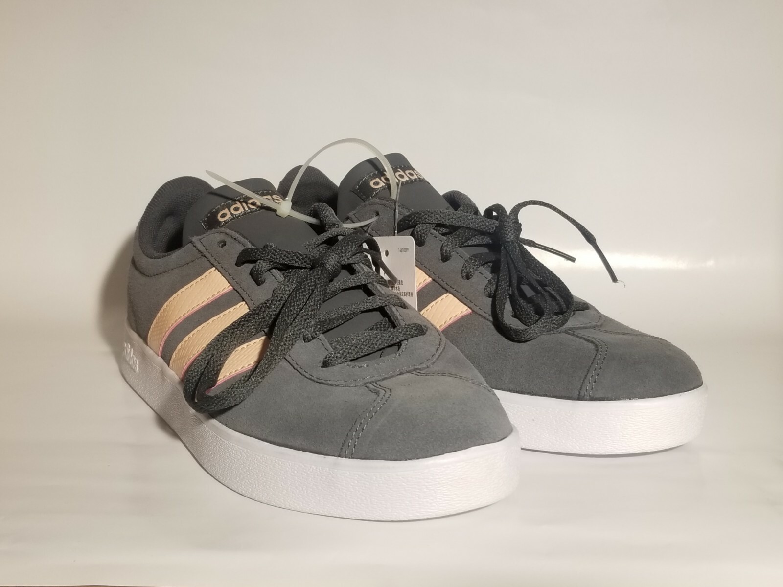 adidas court set suede ladies trainers grey