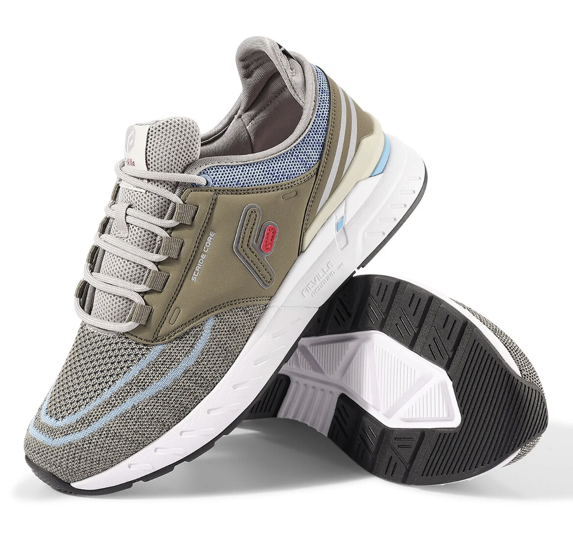 FitVille Men's Extra Wide Sneakers for Flat Feet Stride Core Wide