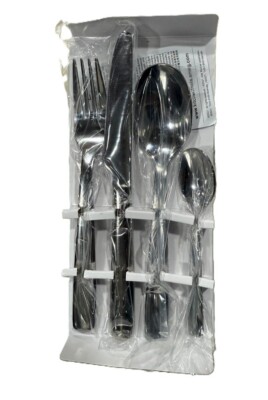 SMEG Stainless Steel 4 Piece Cutlery Set European Style Tableware