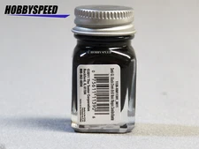 TESTORS PAINT SEMI GLOSS BLACK ENAMEL 1/4oz JAR plastic model car TES1139 NEW