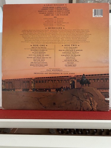 The Legend Of Jesse James Vinyl LP 1980 Levon Helm Johnny Cash Emmylou BONUS - Picture 2 of 9
