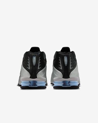 ★NIKE★ SHOX R4 M llic Silver Psychic Blue HQ1998-004 Nike Shox R4 Psychic Blue Men Casual Lifestyle Shoes