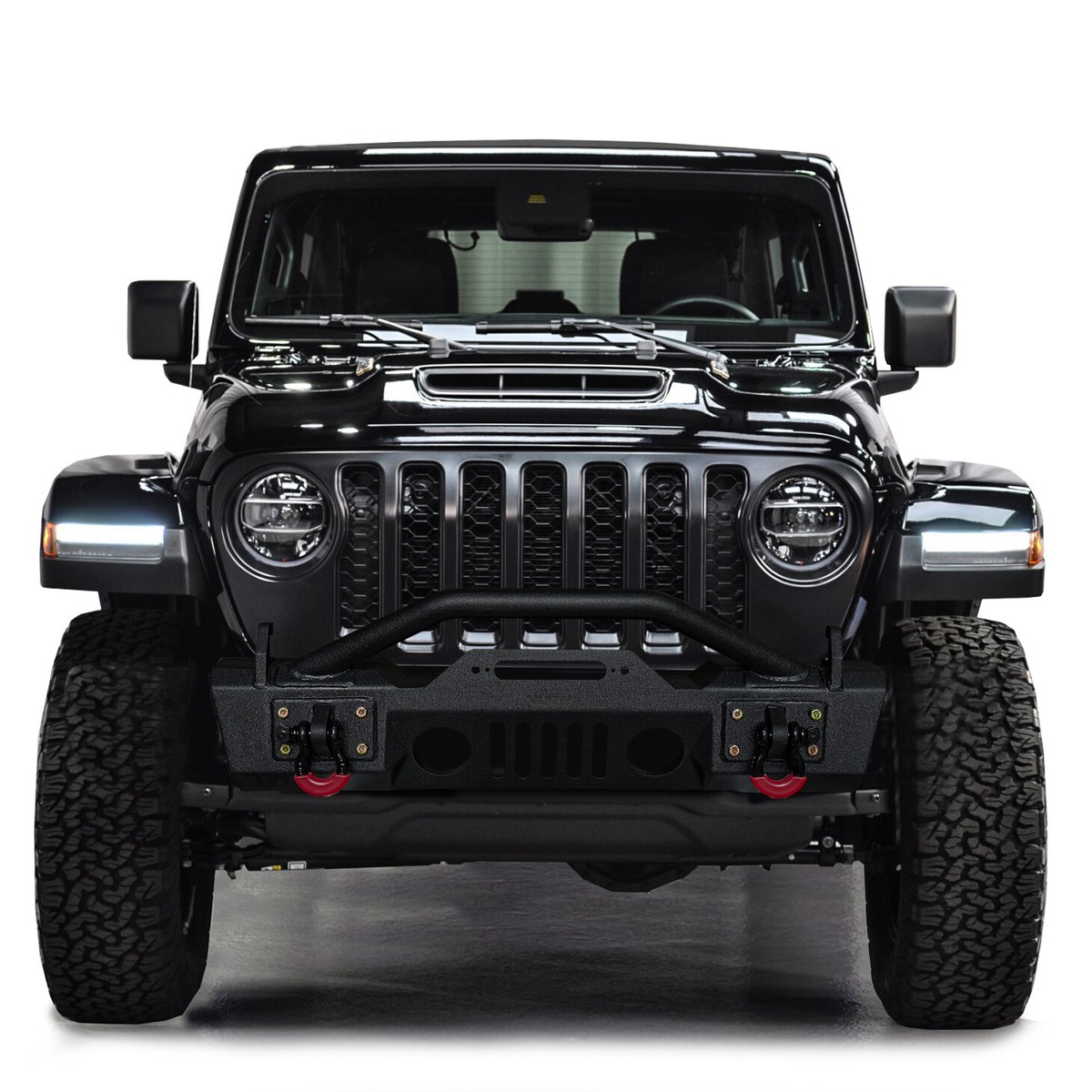 Vijay For 2018-2026 Jeep Wrangler JL Front or Rear Bumper w/Winch