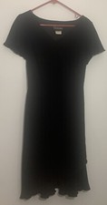 S.L. FASHIONS Women's Black Lined Dress Size 10 Little Black Dress Free Shipping