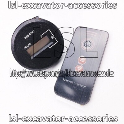 For CAT 307 312 320D-D2 336D2 excavator Remote control timer Hour meter schedule