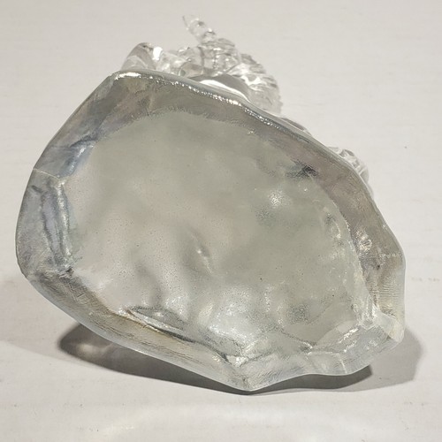 Fenton Catturato Sogni Unicorno Cristallo Trasparente con Base Iridescente Marcato - Foto 6 di 8