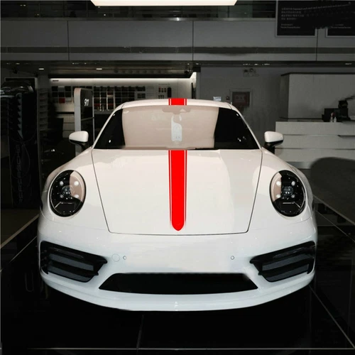 Hood Roof Racing Stripe Sticker For Porsche 911 Graphics Vinyl Decal Wraps - Picture 5 of 14
