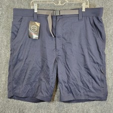 Wrangler ATG All Terrain Gear Blue Belted Shorts Sz 44 Hiking Utility Gorpcore