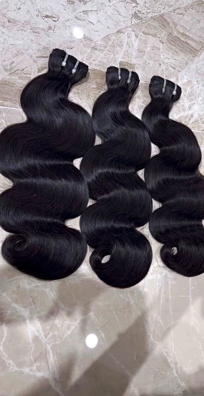 20in 2pc Black Body Wave Wavy Human Hair Bundles