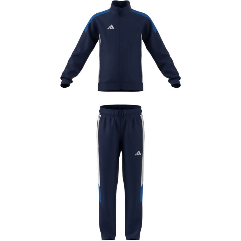 Chandal Adidas Tiro 26 Essentials Tracksuit Little Kc7193 Azul Niño Cremallera
