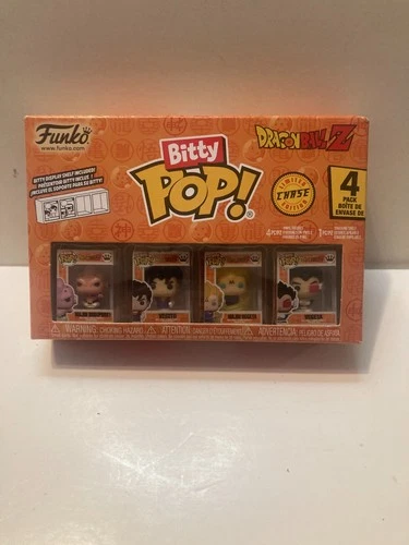 NEW Funko Bitty Pop Dragon Ball Z 4 Pack CHASE Vegeta 1/6